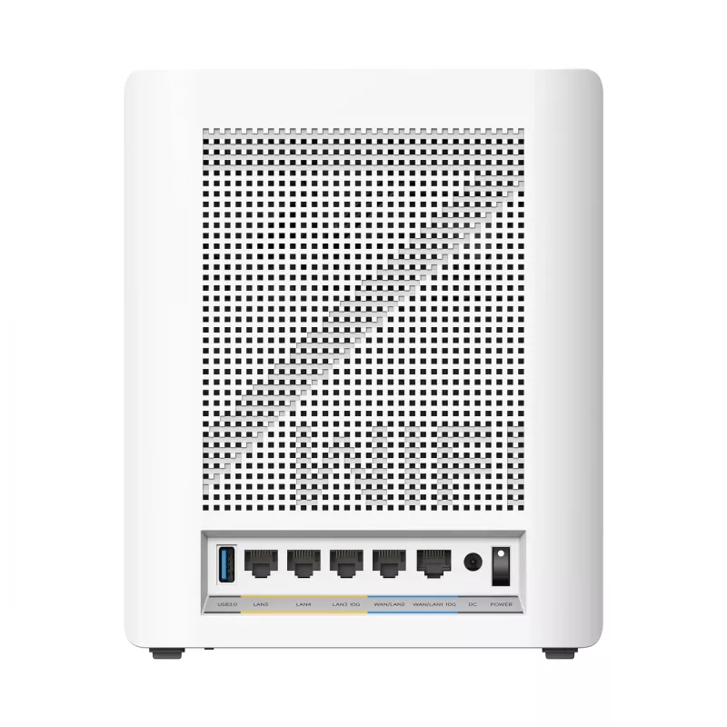 ASUS ZenWiFi BQ16 Quad-band (2.4 GHz / 5 GHz-1 / 5 GHz-2 / 6 GHz) Wi-Fi 7 (802.11be) Balts 5 Iekšējās
