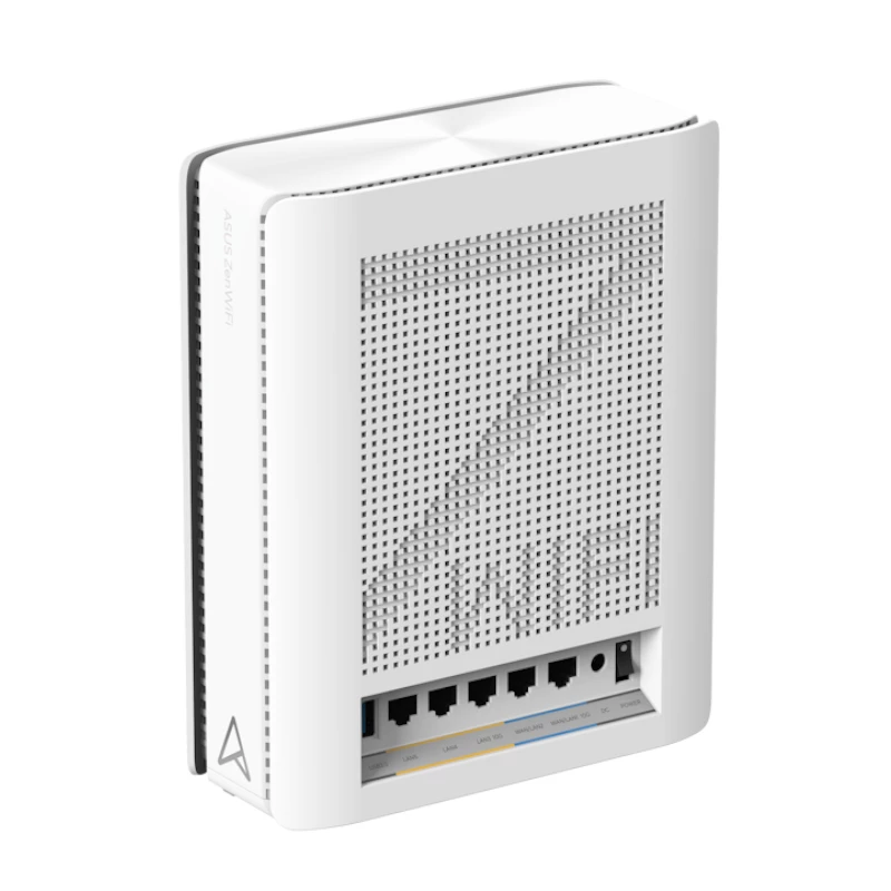 ASUS ZenWiFi BQ16 Quad-band (2.4 GHz / 5 GHz-1 / 5 GHz-2 / 6 GHz) Wi-Fi 7 (802.11be) Balts 5 Iekšējās