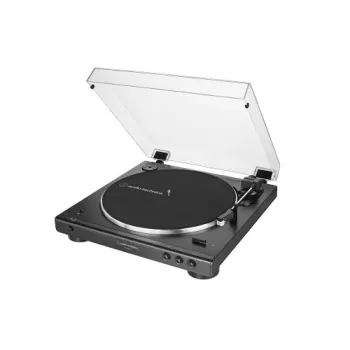 AUDIO-TECHNICA Lp60xbt pilnībā automātisks Bluetooth stereo skaņuplašu atskaņotājs – melns