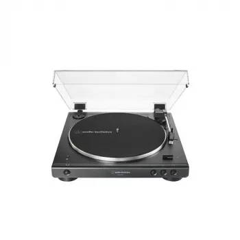 AUDIO-TECHNICA Lp60xbt pilnībā automātisks Bluetooth stereo skaņuplašu atskaņotājs – melns