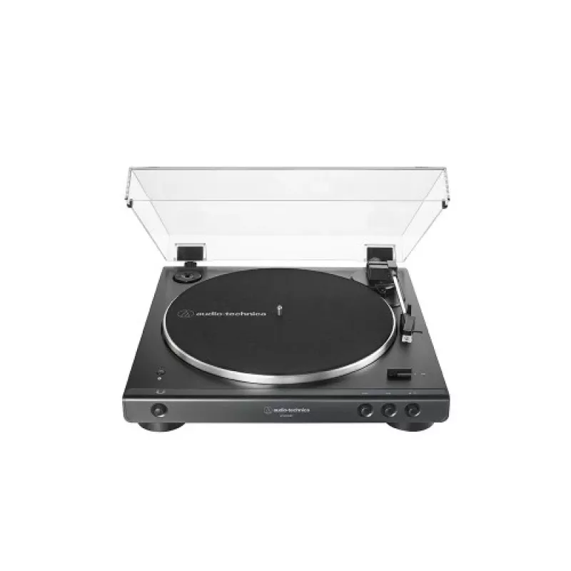 AUDIO-TECHNICA Lp60xbt pilnībā automātisks Bluetooth stereo skaņuplašu atskaņotājs – melns