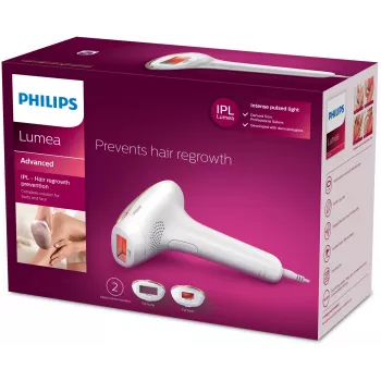 Philips Lumea Advanced SC1997/00 IPL - Matu noņemšanas ierīce, Mājas impulsu gaisma (HPL), Zelts, Balts, 15 min, 1 min, 1 min, 1 min