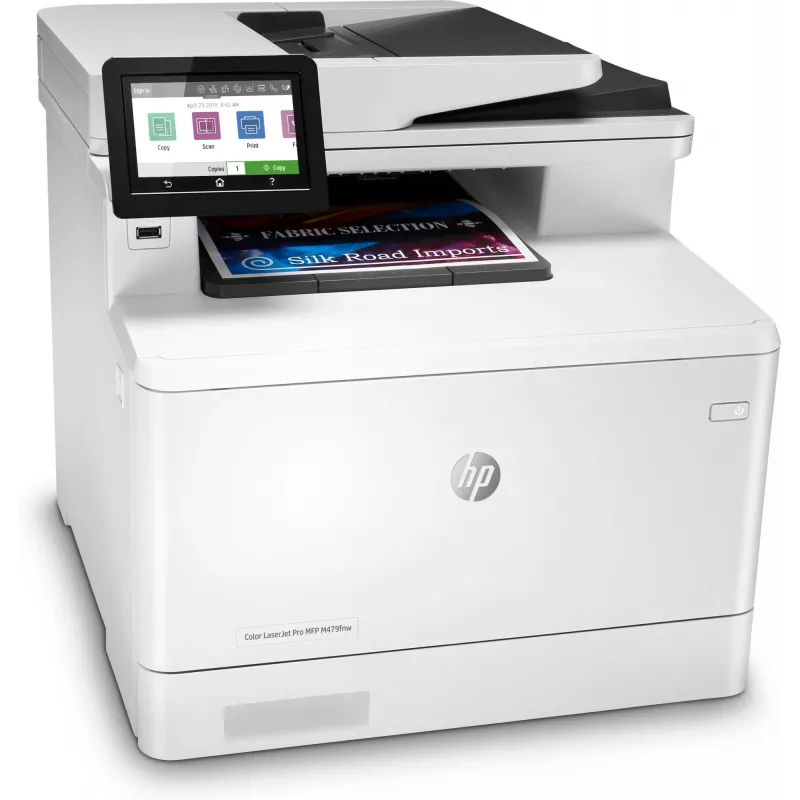 HP Color LaserJet Pro MFP M479fnw, Drukāšana, kopēšana, skenēšana, fakss, e-pasts, Skenēšana uz e-pastu/PDF; 50 lapu automātiskā dokumentu padevēja