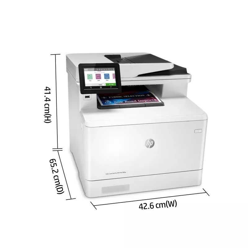 HP Color LaserJet Pro MFP M479fnw, Drukāšana, kopēšana, skenēšana, fakss, e-pasts, Skenēšana uz e-pastu/PDF; 50 lapu automātiskā dokumentu padevēja