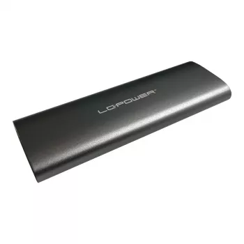 LC-POWER M.2 SSD korpuss (NVMe un SATA), USB 3.2 Gen.2x1, antracīta - Lc-m2-c-multi-2