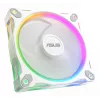Korpusa ventilators ASUS Prime MR120 120 mm 1600 RPM balta (3-pack, LED, 58 CFM, 23 dB)