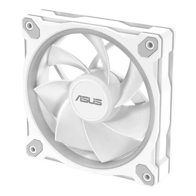 Korpusa ventilators ASUS Prime MR120 120 mm 1600 RPM balta (3-pack, LED, 58 CFM, 23 dB)