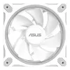 Korpusa ventilators ASUS Prime MR120 120 mm 1600 RPM balta (3-pack, LED, 58 CFM, 23 dB)