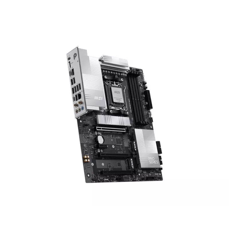 Mātesplate MSI PRO X870E-P WIFI ATX — AMD X870E, Socket AM5, DDR5, 4 DIMM, Wi‑Fi 7, 3× M.2, HDMI 2.1