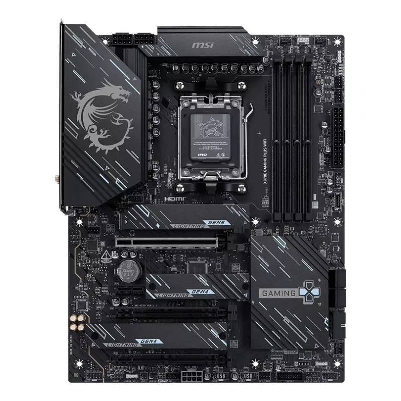 MSI X870E GAMING PLUS WIFI mātesplate AMD X870E Socket AM5 ATX