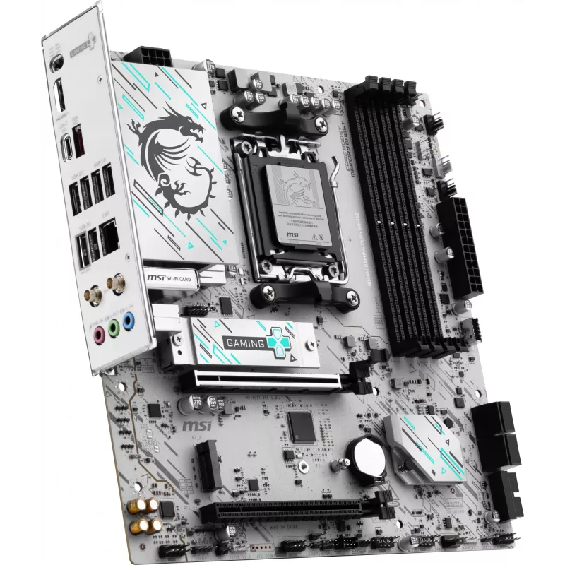 Mātesplate MSI B840M GAMING PLUS WIFI6E microATX, Socket AM5, DDR5 līdz 256 GB, Wi‑Fi 6E, 2.5GbE, M.2 x2, HDMI 2.1
