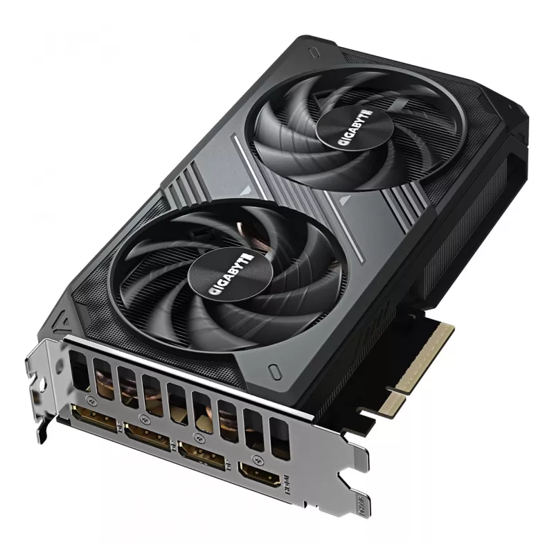 GIGABYTE GeForce RTX 5060 WINDFORCE OC 8G grafiskā karte - 8GB GDDR7, 128bit, PCI-E 5.0, 2512 MHz kodola frekvence, 3 x DisplayPort, 1 x HDMI, GV-N5060WF2OC-8GD
