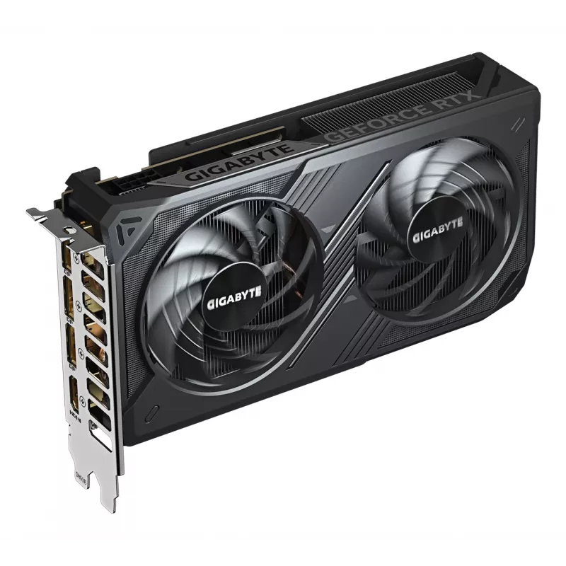 GIGABYTE GeForce RTX 5060 WINDFORCE OC 8G grafiskā karte - 8GB GDDR7, 128bit, PCI-E 5.0, 2512 MHz kodola frekvence, 3 x DisplayPort, 1 x HDMI, GV-N5060WF2OC-8GD