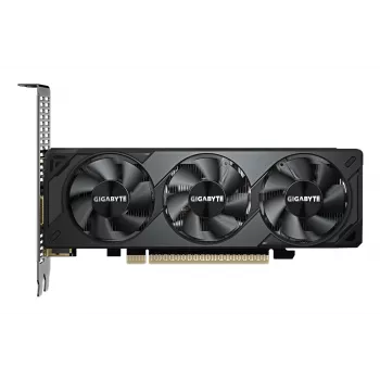 GIGABYTE GeForce RTX 5060 OC Low Profile 8G grafiskā karte - 8GB GDDR7, 128bit, PCI-E 5.0, 2512 MHz kodola takts frekvence, 3 x DisplayPort, 1 x HDMI, GV-N5060OC-8GL