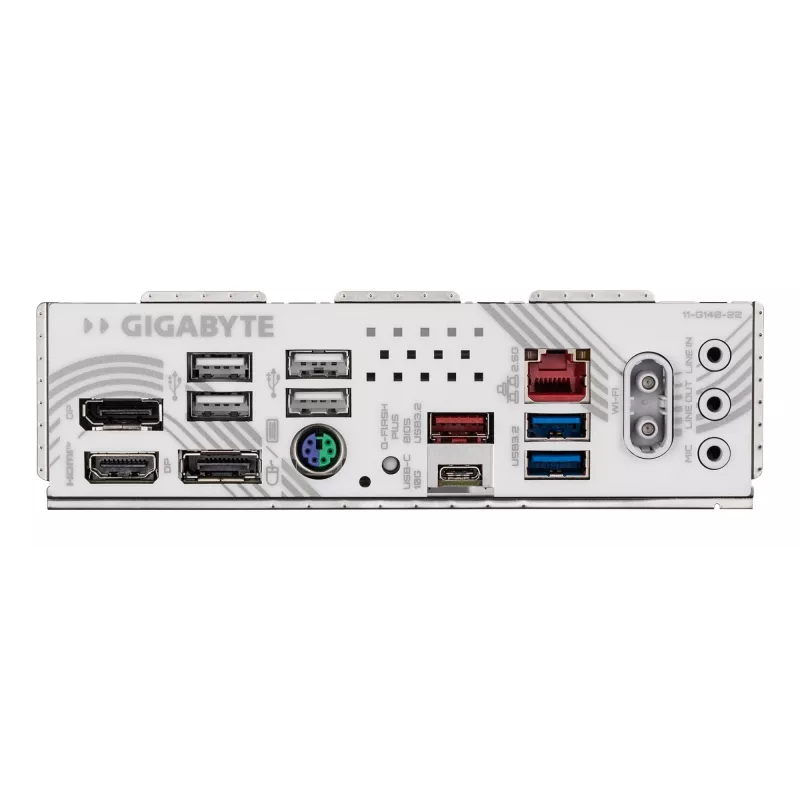 GIGABYTE B850M EAGLE WIFI6E ICE mātesplate - AMD Ryzen 9000 sērijas CPU, 8+2+2 fāžu digitālais VRM, līdz 8200MHz DDR5 (OC), 1xPCIe 5.0 + 1xPCIe 4.0 M.2, Wi-Fi 6E, 2.5 GbE LAN, USB 3.2 Gen 2