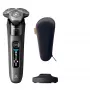 Philips i9000 X9002 Wet & Dry elektriskais skuveklis ar SkinIQ, rotējošais skuveklis, pelēks, SkinIQ, nerūsējošais tērauds, Android, iOS, akumulators