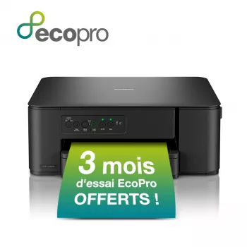 Brother 3-in-1 Compact Wireless Inkjet Printer DCP-J1260W, Inkjet, Colour printing, 1200 x 6000 DPI, Colour copying, A4, Melns
