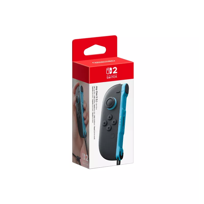 Nintendo Joy-Con™ 2 (L) gaiši zils, kursorsvira, Nintendo Switch 2, uzņemšanas poga, D-pad, analogais / digitālais, bezvadu, Bluetooth
