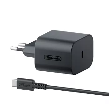 Nintendo Switch 2 AC Adapter, iekštelpu, AC, 20 V, 1.5 m, Melns