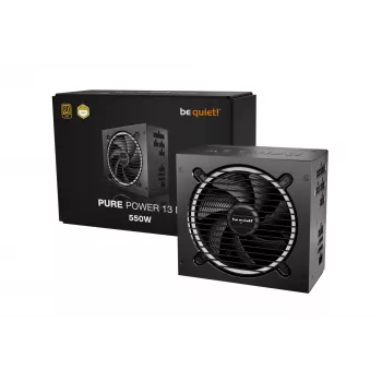 be quiet! Pure Power 13 M | 550W barošanas bloks 20+4 kontaktu ATX ATX Melns