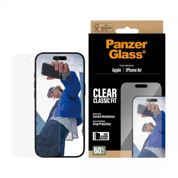 PanzerGlass ® Ekrāna aizsargs iPhone Air | Classic Fit ar EasyAligner