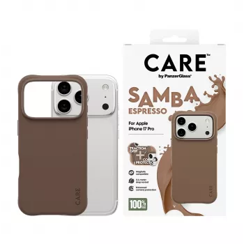PanzerGlass CARE™ by ® Samba Case Espresso ar MagSafe iPhone 17 Pro