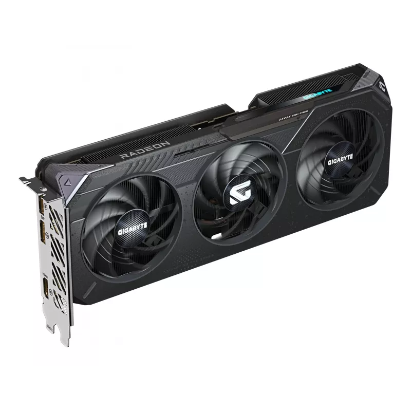 GIGABYTE Radeon RX 9060 XT GAMING OC 8G grafiskā karte - 8GB GDDR6, 128bit, PCI-E 5.0, 3320 MHz kodola frekvence, 2 x DisplayPort, 1 x HDMI, GV-R9060XTGAMING OC-8GD