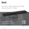 Dokstacija club 3d CSV-2541 USB-C ar HDMI un DisplayPort izejām