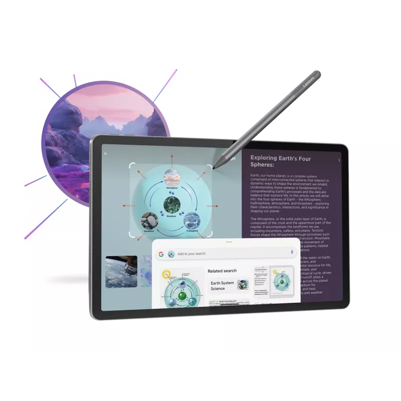 Lenovo Idea Tab Mediatek 128 GB 27,9 cm (11 collas) 8 GB Wi-Fi 5 (802.11ac) Android 15 Pelēks