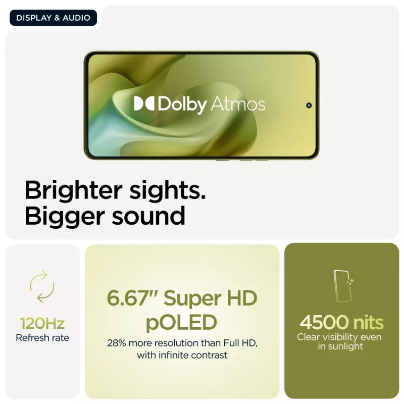 Motorola moto g86 5G 16,9 cm (6,67 collu) Divu SIM karti Android 15 USB Type-C 8 GB 256 GB 5200 mAh Zaļš