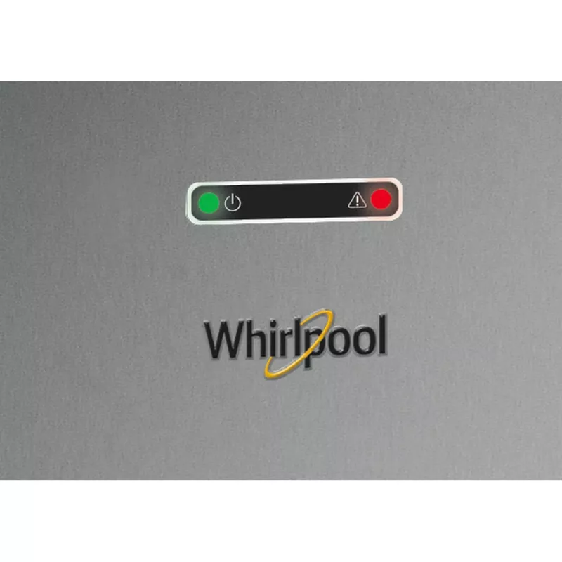 Whirlpool UW8 F2Y XBI F 2 stāvēšanai brīvi novietojams saldētājs 263 L nerūsējošais tērauds