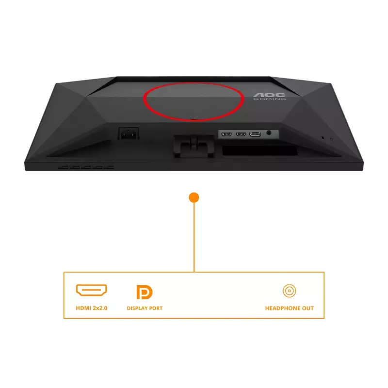 AOC G4 25G4SRE datora monitors 62,2 cm (24,5 collas) 1920 x 1080 pikseļi Full HD LED Melns, Sarkans