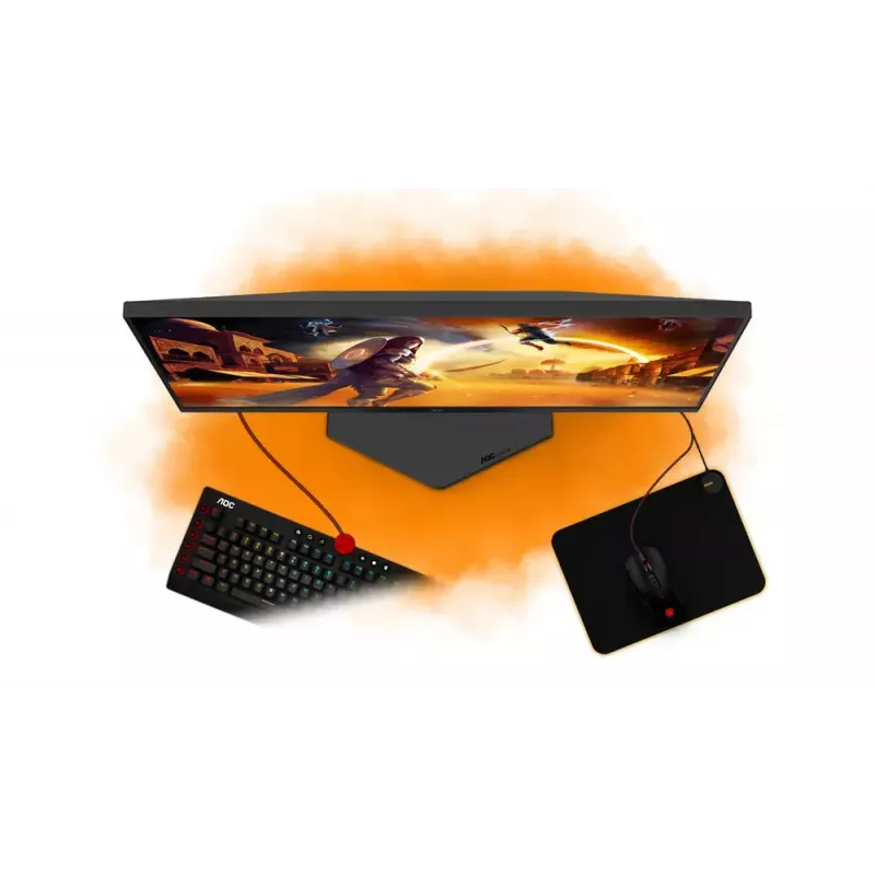 AOC G4 25G4SRE datora monitors 62,2 cm (24,5 collas) 1920 x 1080 pikseļi Full HD LED Melns, Sarkans