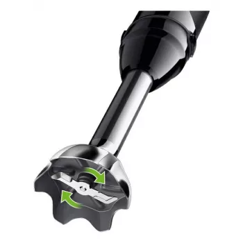 Braun MultiQuick 5 Pro MQ55755M rokas blenderis 1000 W, 25+1 ātrums, metāla kājiņa, krūze, putotājs, melns