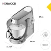Kenwood Titanium Chef Baker XL virtuves kombains 1200 W 7 L Nerūsējošais tērauds