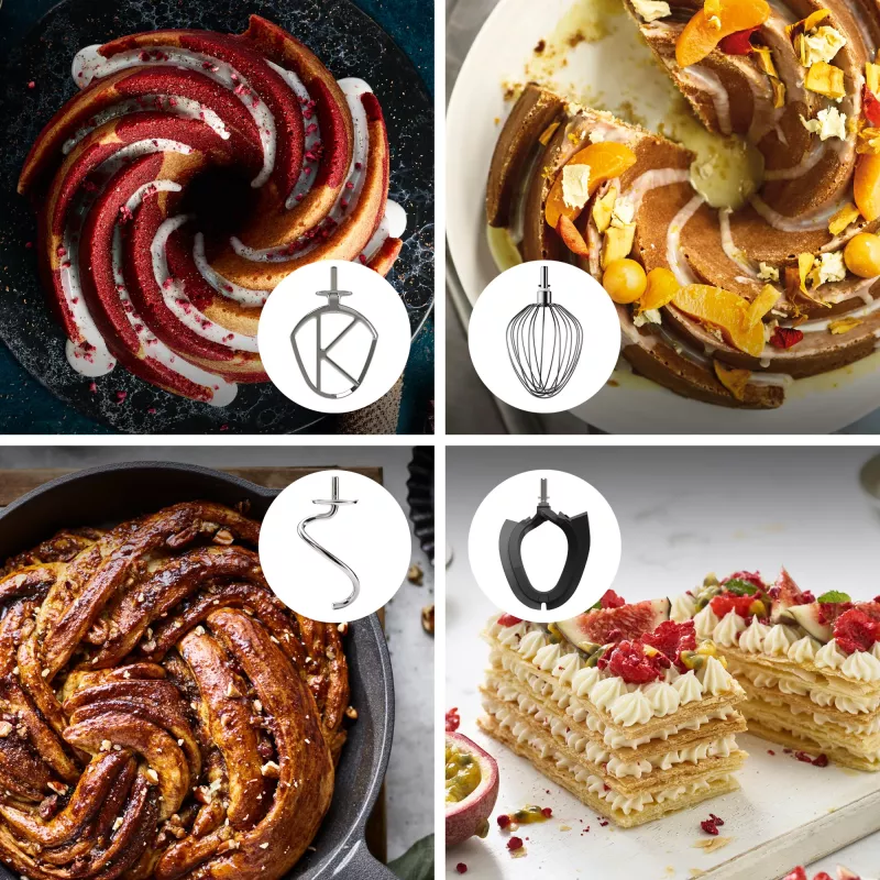 Kenwood Titanium Chef Baker XL virtuves kombains 1200 W 7 L Nerūsējošais tērauds