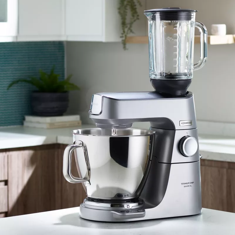Kenwood Titanium Chef Baker XL virtuves kombains 1200 W 7 L Nerūsējošais tērauds