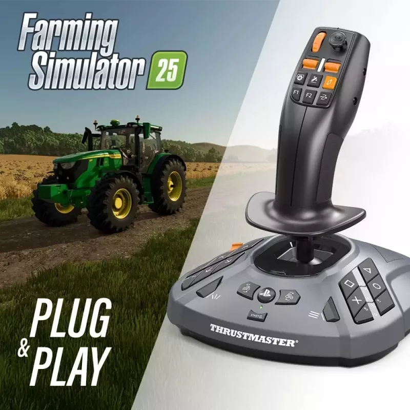 Thrustmaster SimTask FarmStick Melns Flightstick Analogue / Digital PC, PlayStation 5