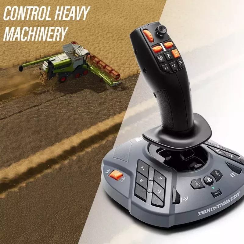 Thrustmaster SimTask FarmStick Melns Flightstick Analogue / Digital PC, PlayStation 5