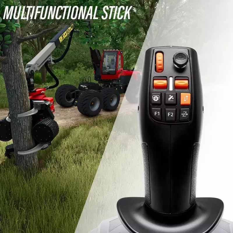 Thrustmaster SimTask FarmStick Melns Flightstick Analogue / Digital PC, PlayStation 5