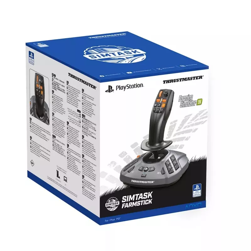 Thrustmaster SimTask FarmStick Melns Flightstick Analogue / Digital PC, PlayStation 5