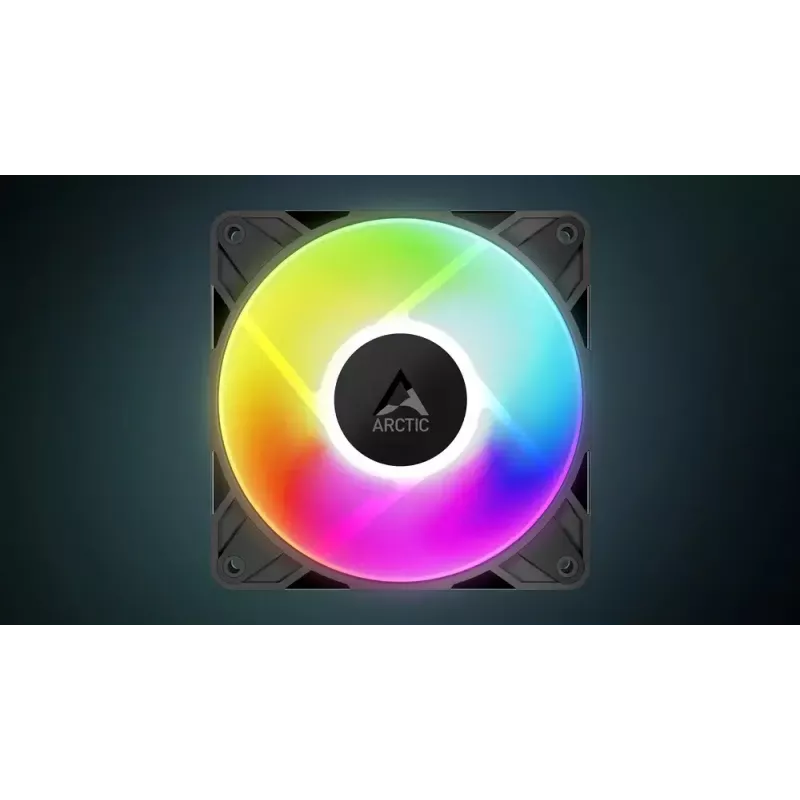 Ventilators ARCTIC Freezer P12 Pro A-RGB 120 mm PWM 131 m³/h Melns Balts