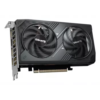 GIGABYTE GeForce RTX 5050 WINDFORCE OC 8G grafiskā karte - 8GB GDDR6, 128bit, PCI-E 5.0, 2587MHz kodola frekvence, 2 x DP, 2 x HDMI, NVIDIA DLSS 4, GV-N5050WF2OC-8GD