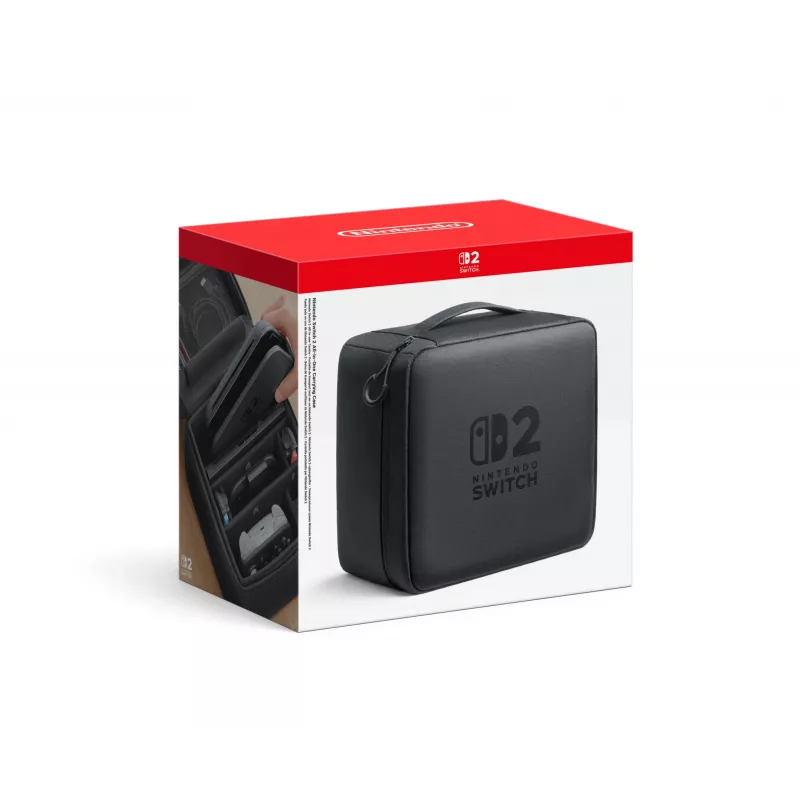 Nintendo Switch 2 All-In-One Carrying Case, Travel case, Nintendo, Melns, Nintendo Switch 2, Zipper