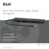 CLUB3D CSV-2553 saskarnes centrmezgls USB Type-C 5000 Mbit/s Melns