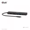 CLUB3D CSV-2553 saskarnes centrmezgls USB Type-C 5000 Mbit/s Melns
