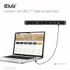 Doko stacija CLUB 3D 14-1 USB-C Quad Display USB4 ar 2× USB 2.0 portiem