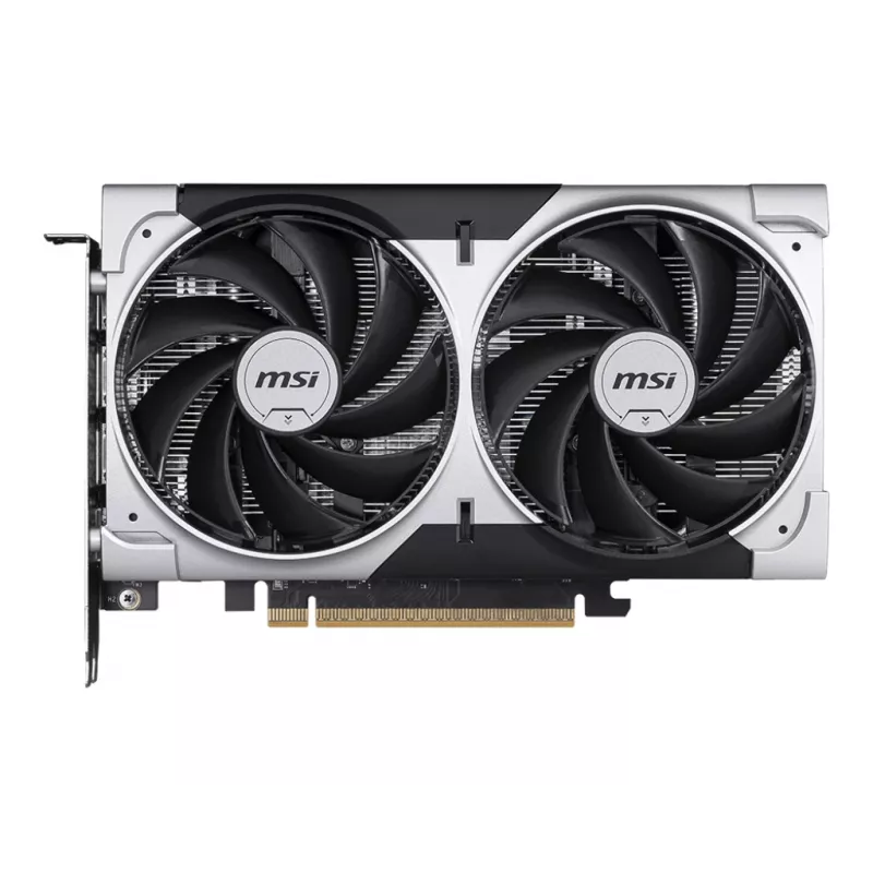 Grafikas karte MSI GeForce RTX 5050 8 GB GDDR6, PCIe 5.0, 2560 CUDA, 2602 MHz boost, 128-bit, 3x DP 2.1b + 1x HDMI 2.1b, 130 W, 2 ventilatori