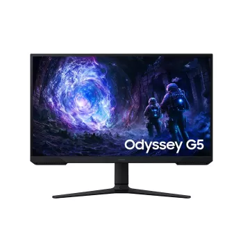 Samsung monitors 27 collas G5F1 Quad HD (2560x1440) VA LCD, 180 Hz, 1 ms MPRT, FreeSync, HDR10, regulējams statīvs, DisplayPort 1.4, 2×HDMI