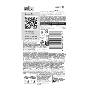 Braun Series 3 Combipack 32B skūšanās galviņa